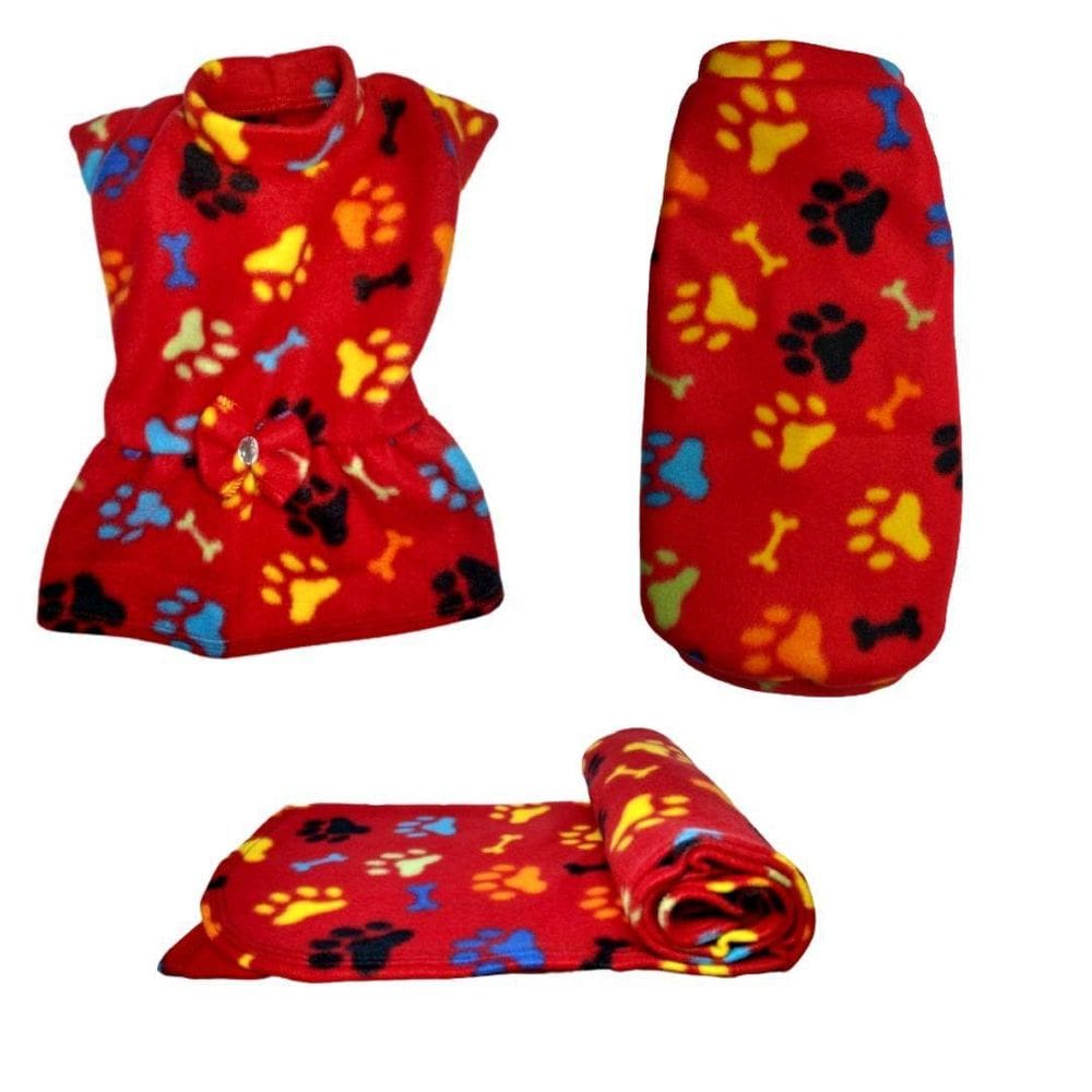 Kit Manta, Vestido E Suéter De Inverno - Gg