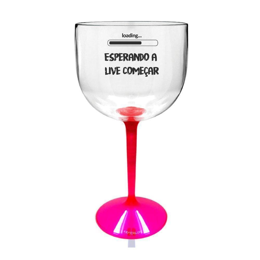Kit 6 Taças Gin Com Base Rosa Personalizadas Criativas Live