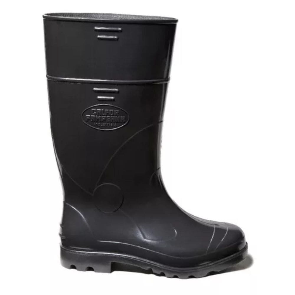 Bota Borracha Pvc Impermeavel Moto Limpeza C/Longo Preta 38