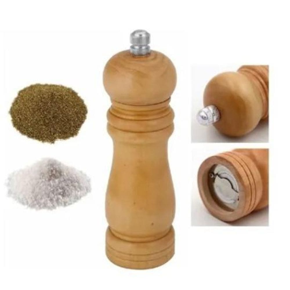 Moedor Sal/Pimenta Madeira 15X4,5 Cm