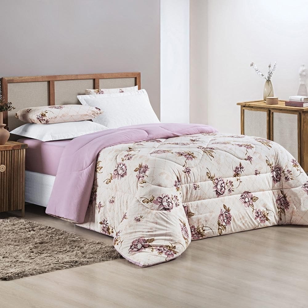 Cobertor Super King Algodão Fofinho - Rose - 2,80m x 2,40m