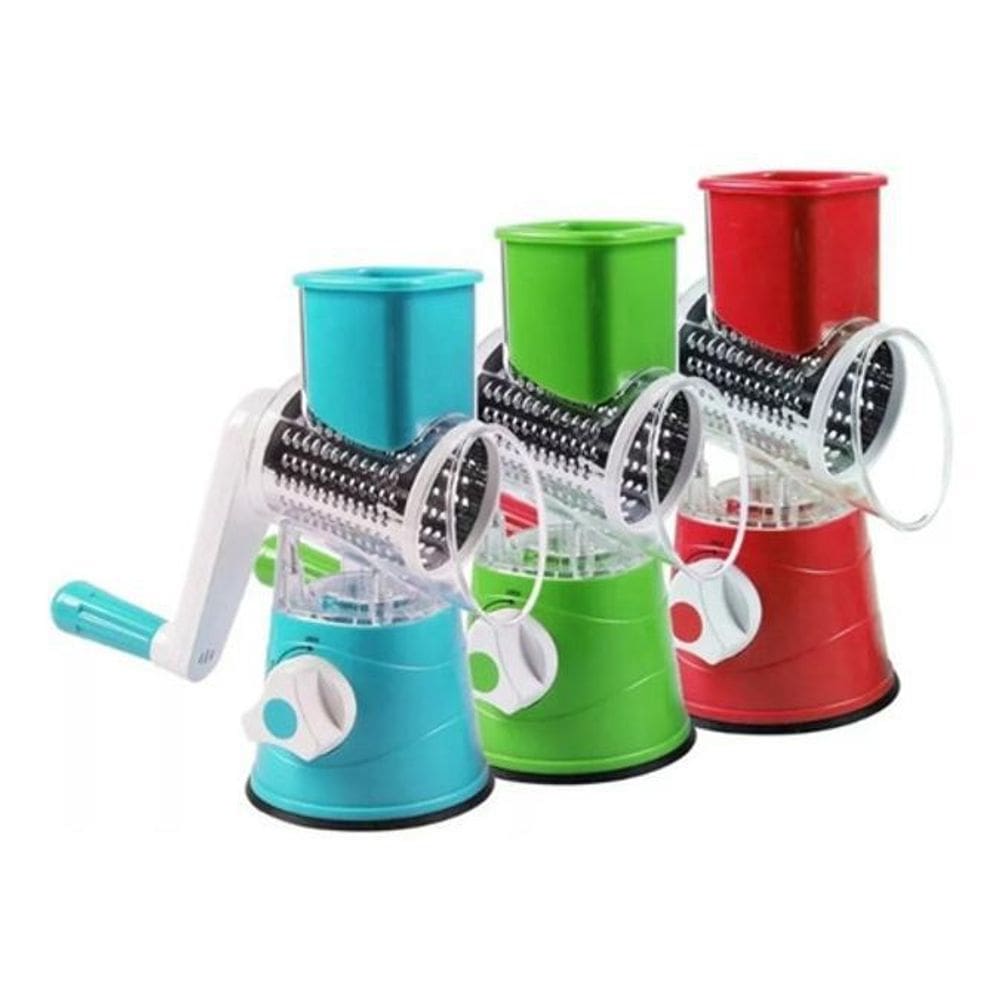 Ralador Fatiador Cortador De Legumes Queijos Com 3 Lâminas