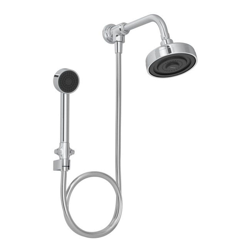 Chuveiro Deca Acqua Plus 1990.C.STD.KIT.N de Parede com Desviador Cromado