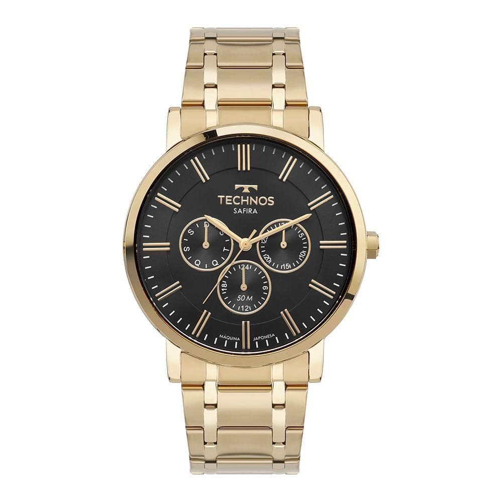 Relógio Technos Masculino Slim Dourado - 6p29ame-1p 6p29ame-1p