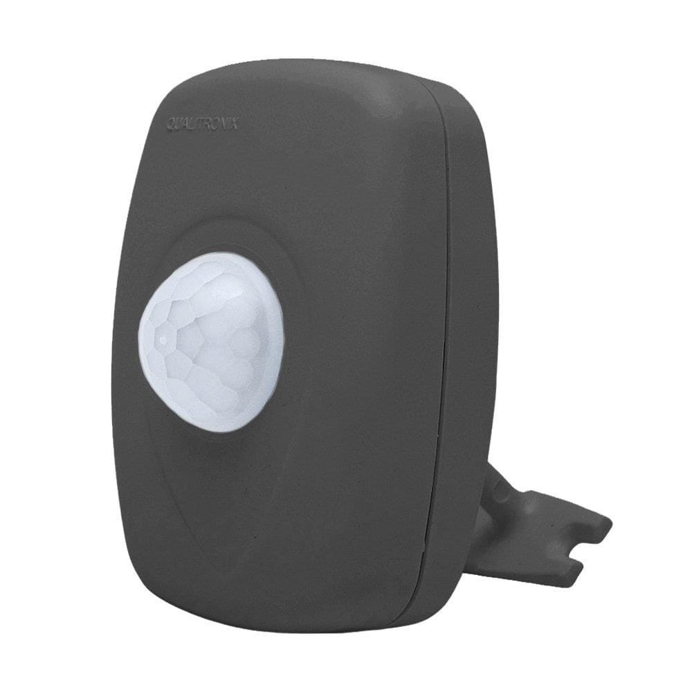 Sensor de Presença Qualitronix QA21MP - Sobrepor Parede, 180° Graus, Preto, Bivolt