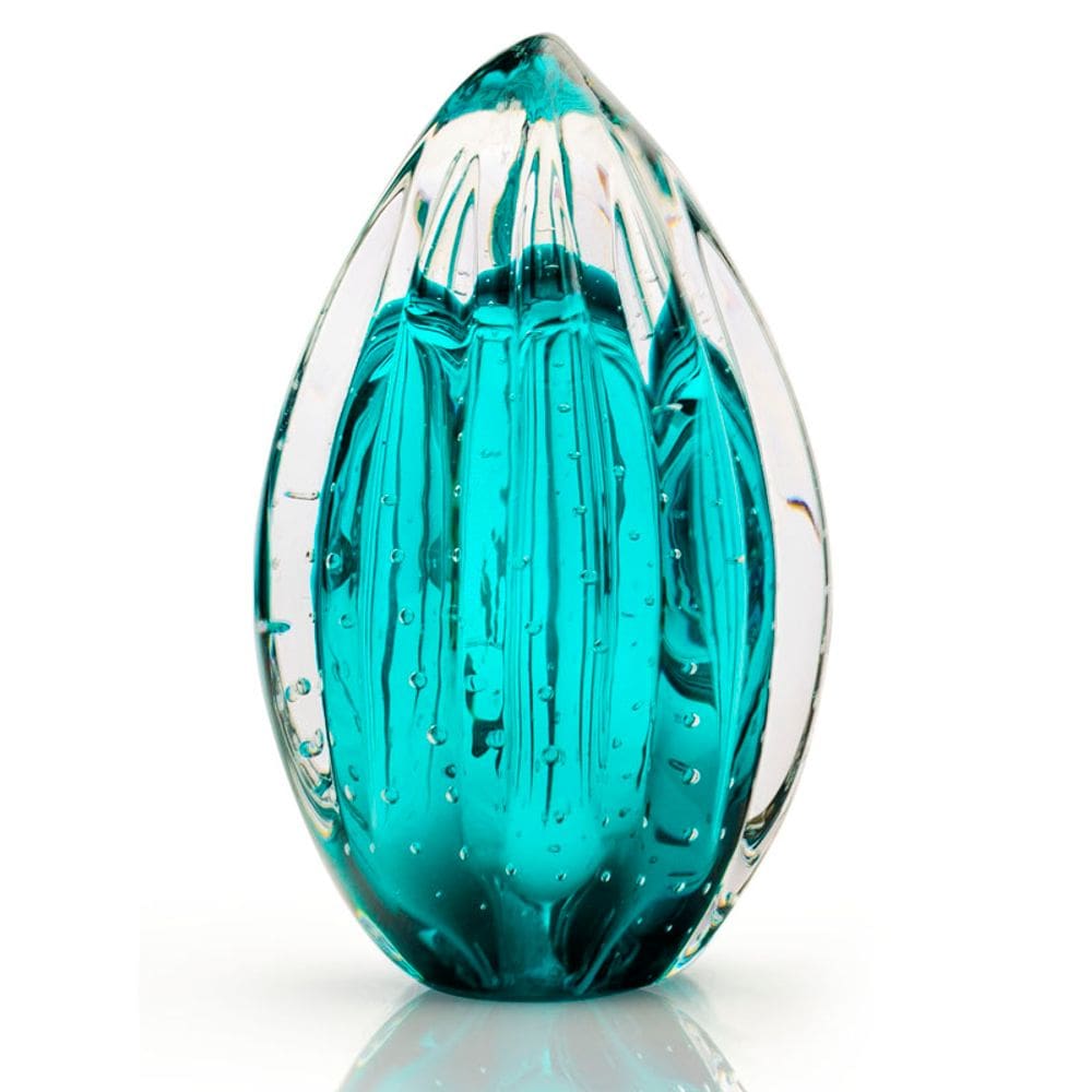 Vaso Pinha Em Cristal Murano Esmeralda  São Marcos