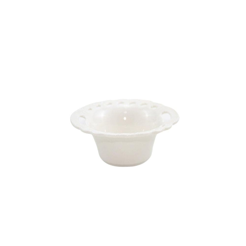 Mini Travessa Basics Drop Board Branco Porcelana 8 Cm
