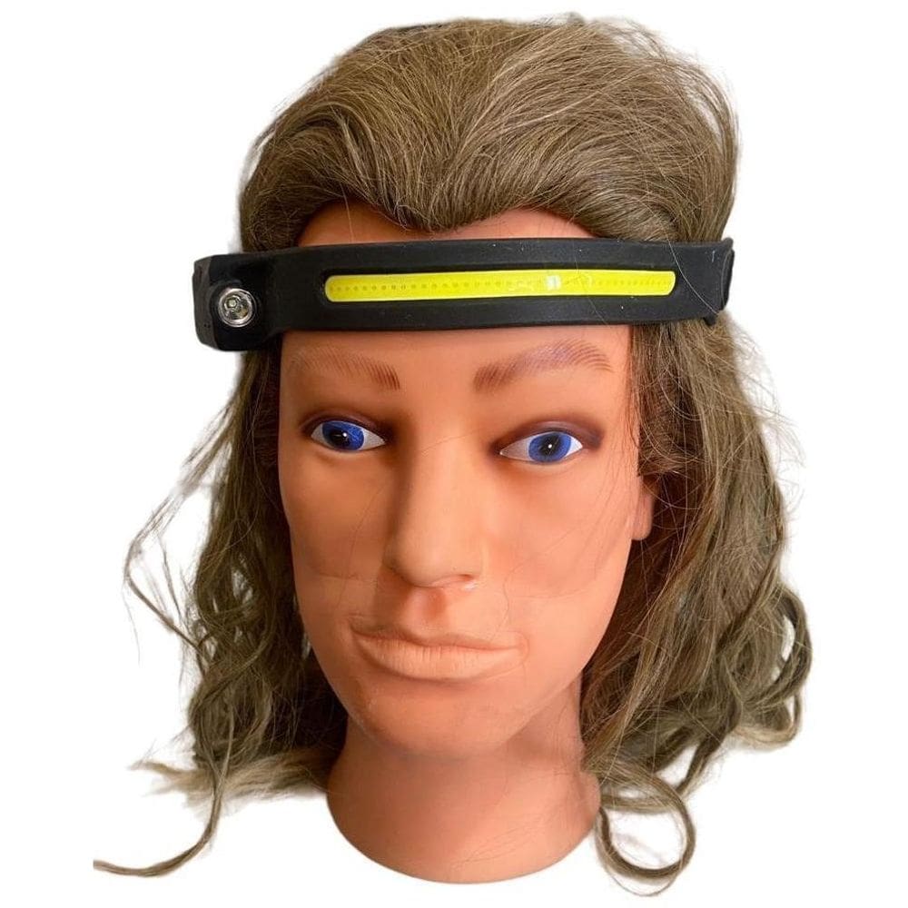 Lanterna De Cabeça Led Recarregável Pesca Trilha Com Sensor