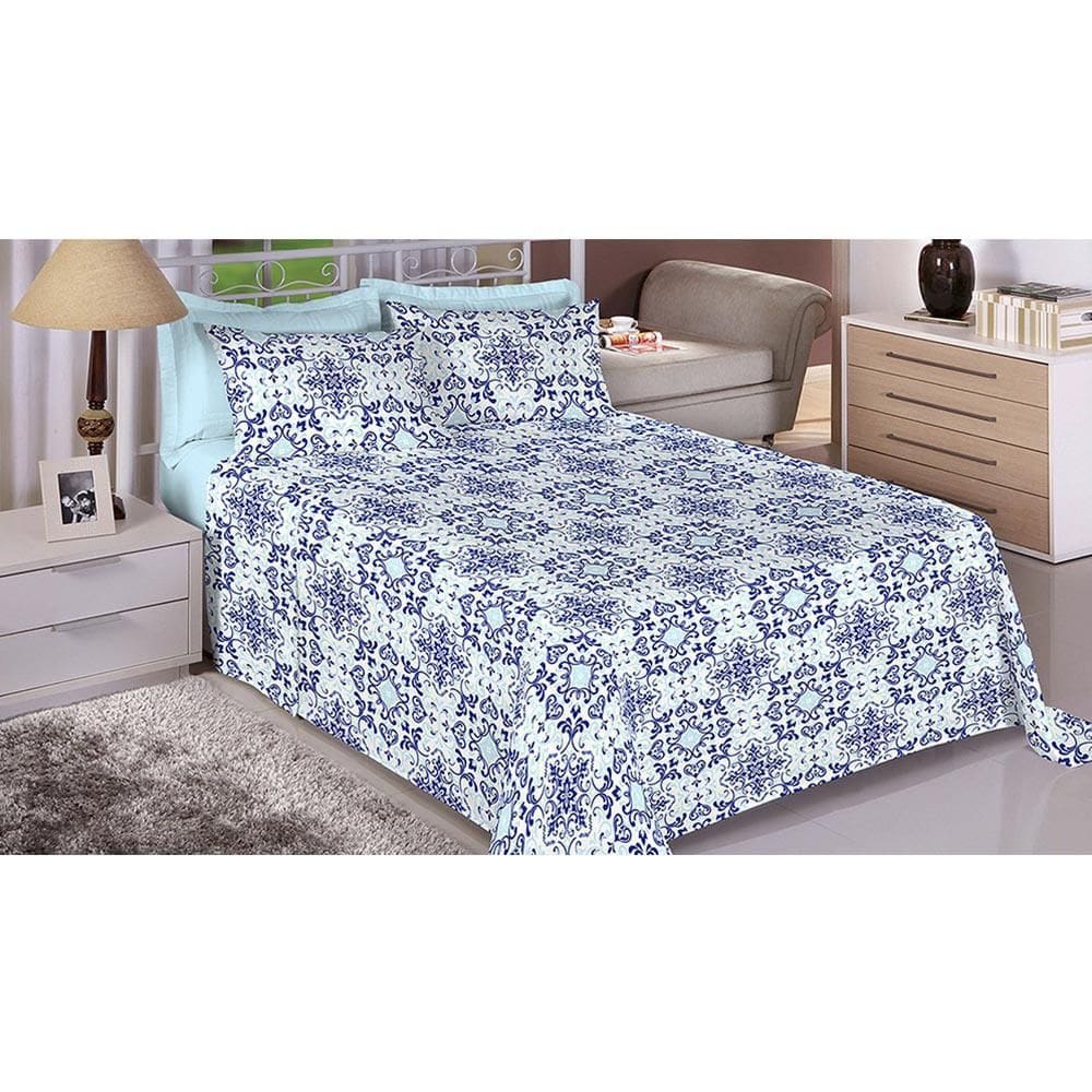 Jogo De Cama King 4 Peças 130 Fios Lucca Sonhare Sultan