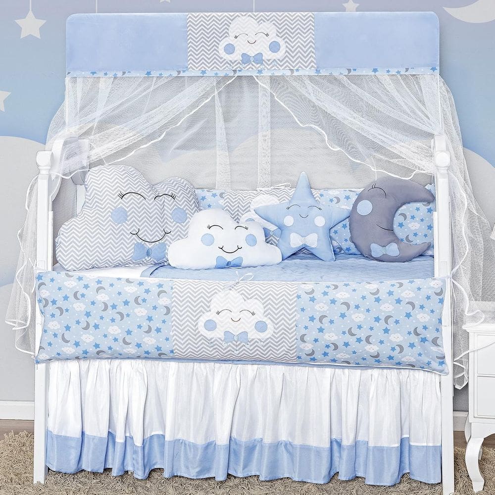 Kit Jogo De Berço Baby Exclusivo Kit Americano Para Bebe