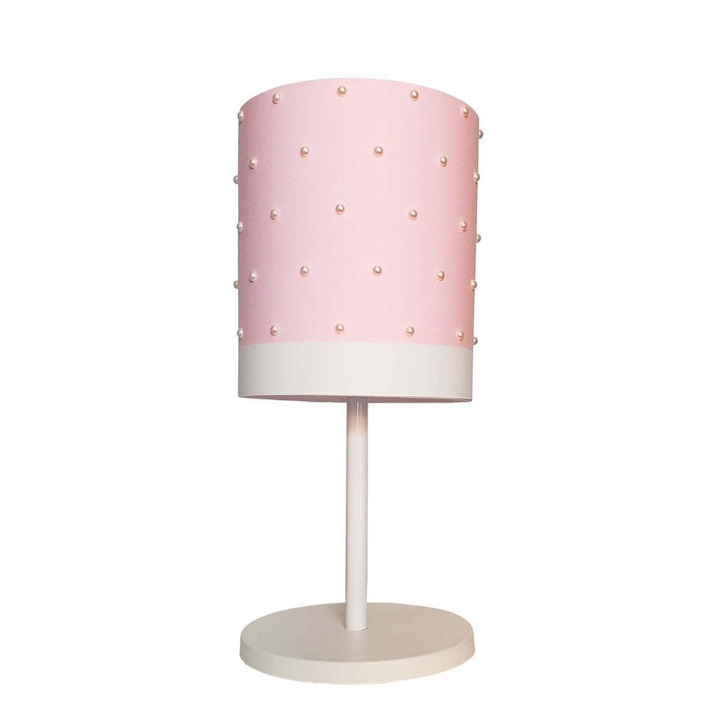 Abajur Pérolas 20X41 Rosa
