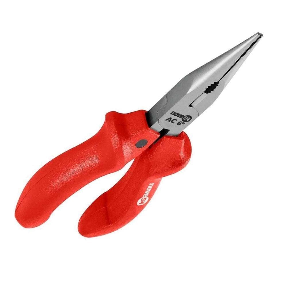 Alicate Bico Meia Cana 6`` Reto Aço Carbono Polido Nove54