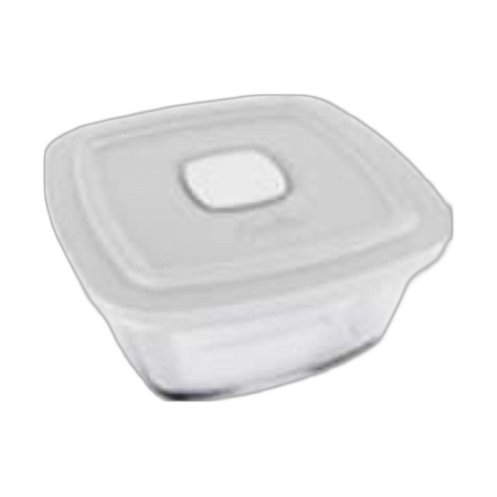 Tigela De Vidro Com Tampa Facilita Vap 300Ml Mini Pote 3 Un