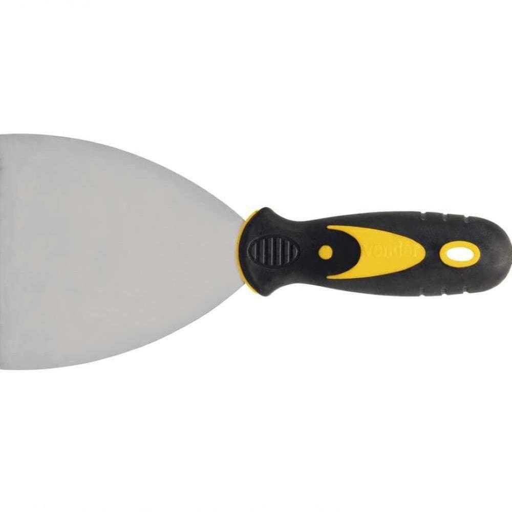 Espátula Betumadeira Aço Carbono 2 5cm Cabo Pvc Anatômico -