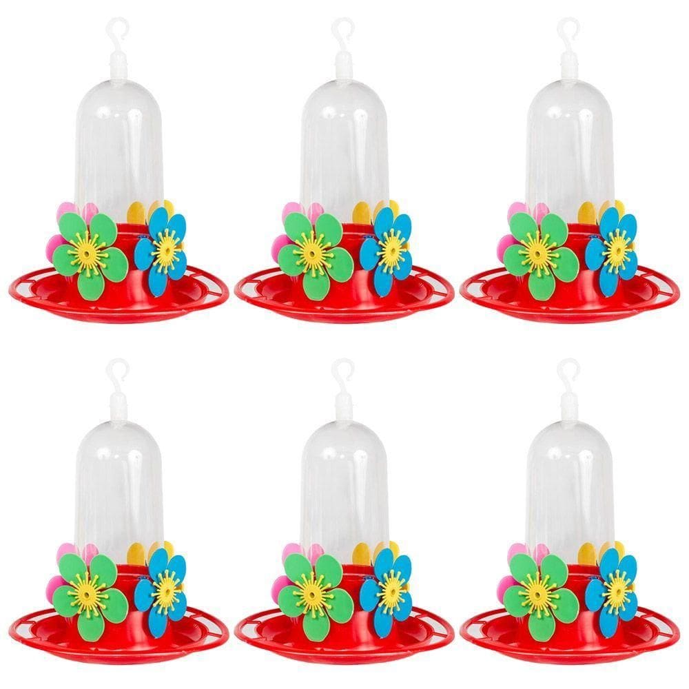 Bebedouro Beija-flor Luxo C/ Poleiro 300ml Kit 6 Un