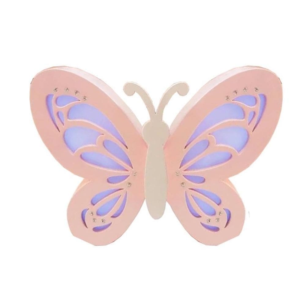 Luminária Infantil Borboleta Com Strass
