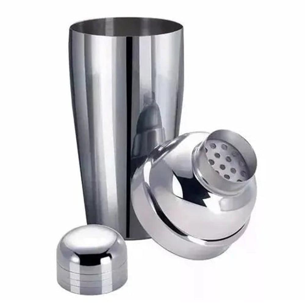 Coqueteleira Inox Com Tampa Dosador 550Ml C/Aparador De Gelo