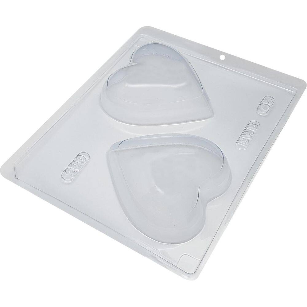 Forma de Acetato Coração Especial 200g Com 3 un 46 BWB