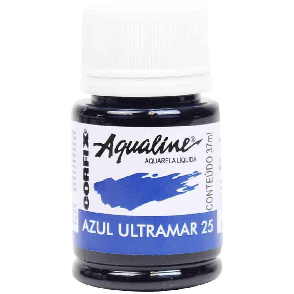 Tinta Aquarela Aqualine Corfix Azul Ultramar 37Ml