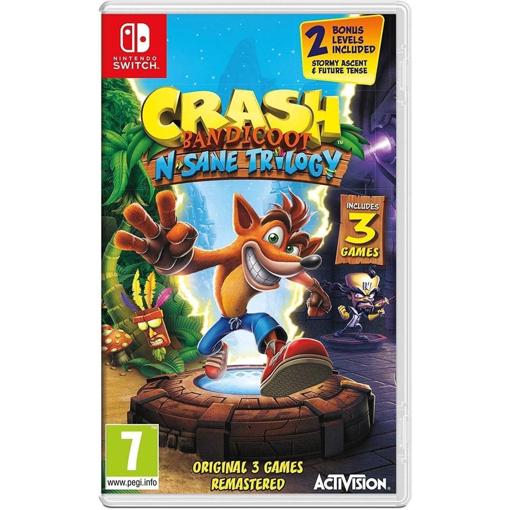 Jogo eletrônico ACTIVISION Crash Bandicoot N. Sane Trilogy Nintendo Switch