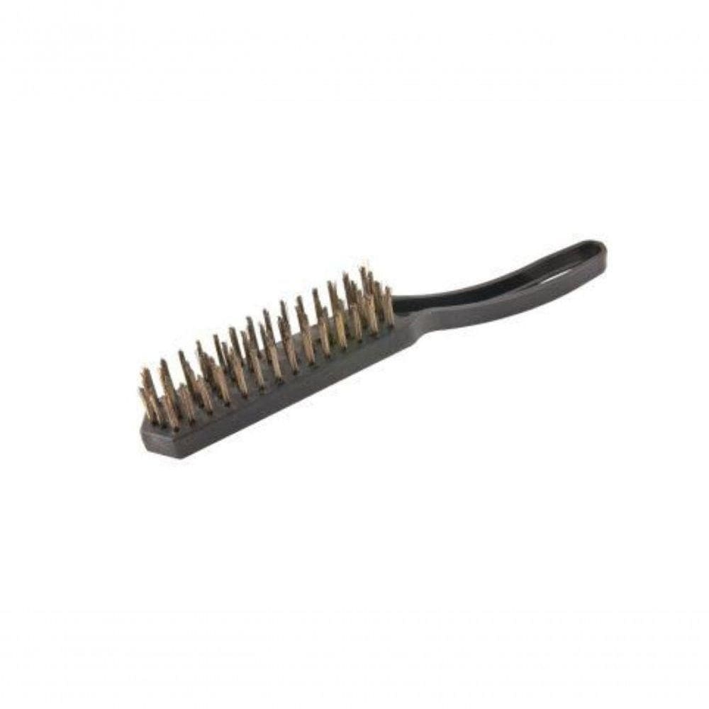 Escova Manual Aço 3 Fileiras Cabo Plástico - Vonder