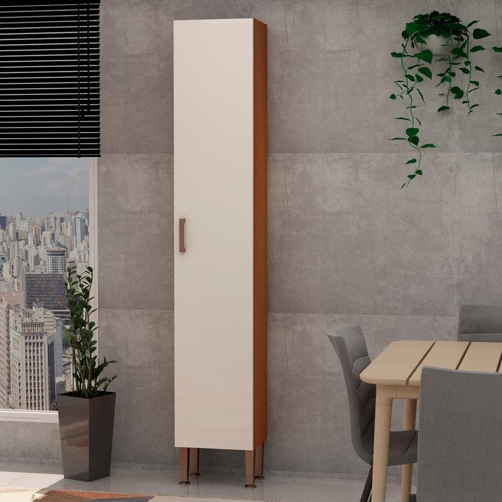 Armário de Cozinha Paneleiro Freijo White Laca Brilho