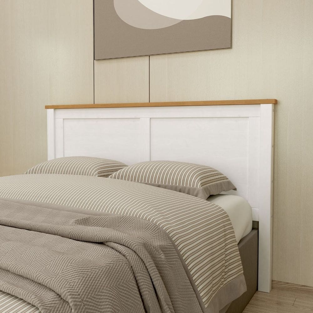 Cabeceira p/ Cama de Casal 1,60 Largura Madeira Maciça Pura