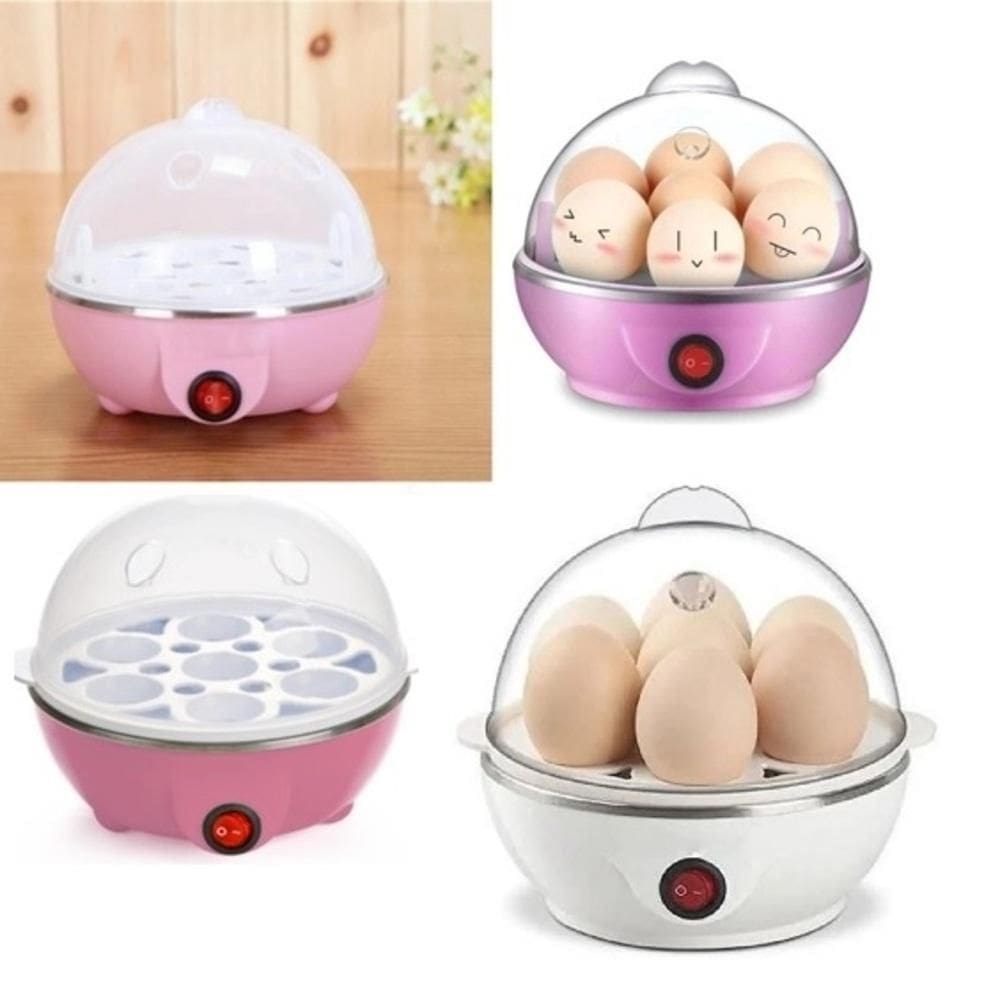Panela Eletrica A Vapor De Ovos Inox Prepara 7 Ovos Coozido