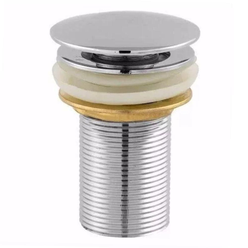 Válvula Click Lavatorio 1 1/4 Metal Inox Cuba Pia Tanque