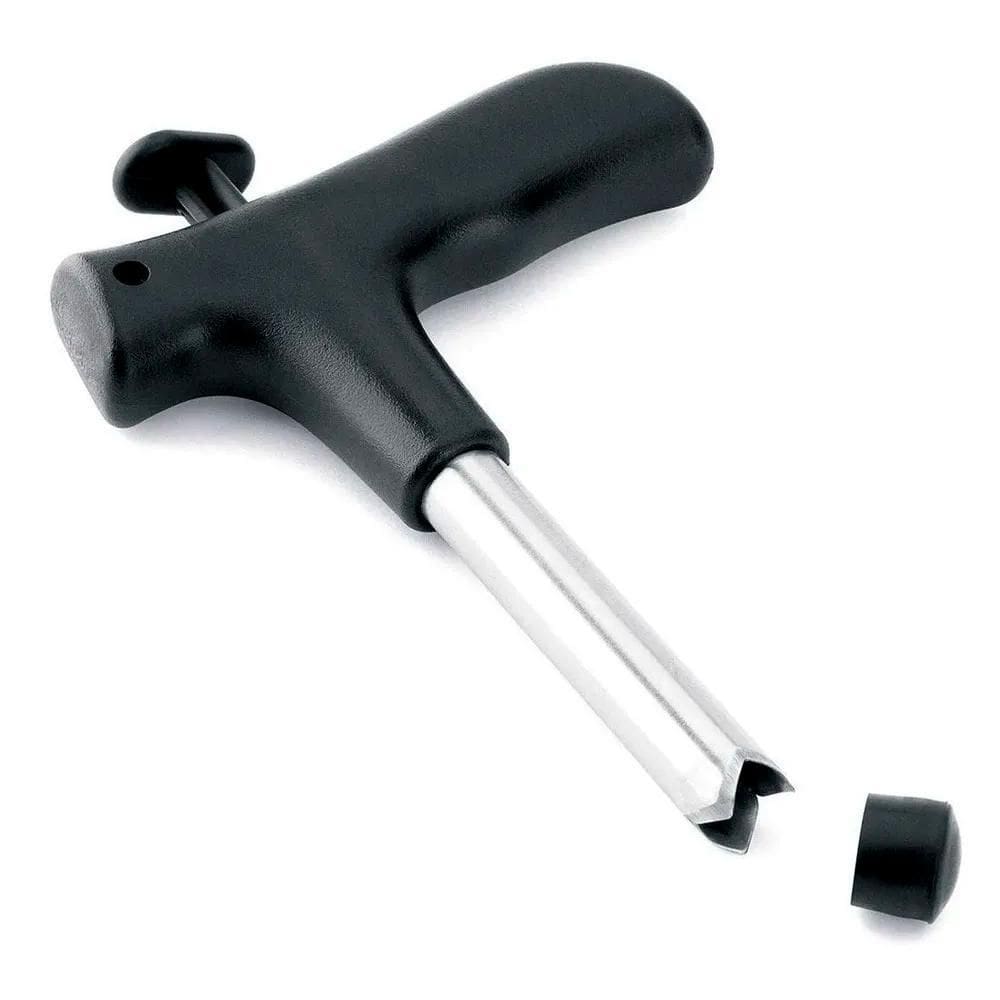 Furador Abridor Coco Aço Inox - Preto