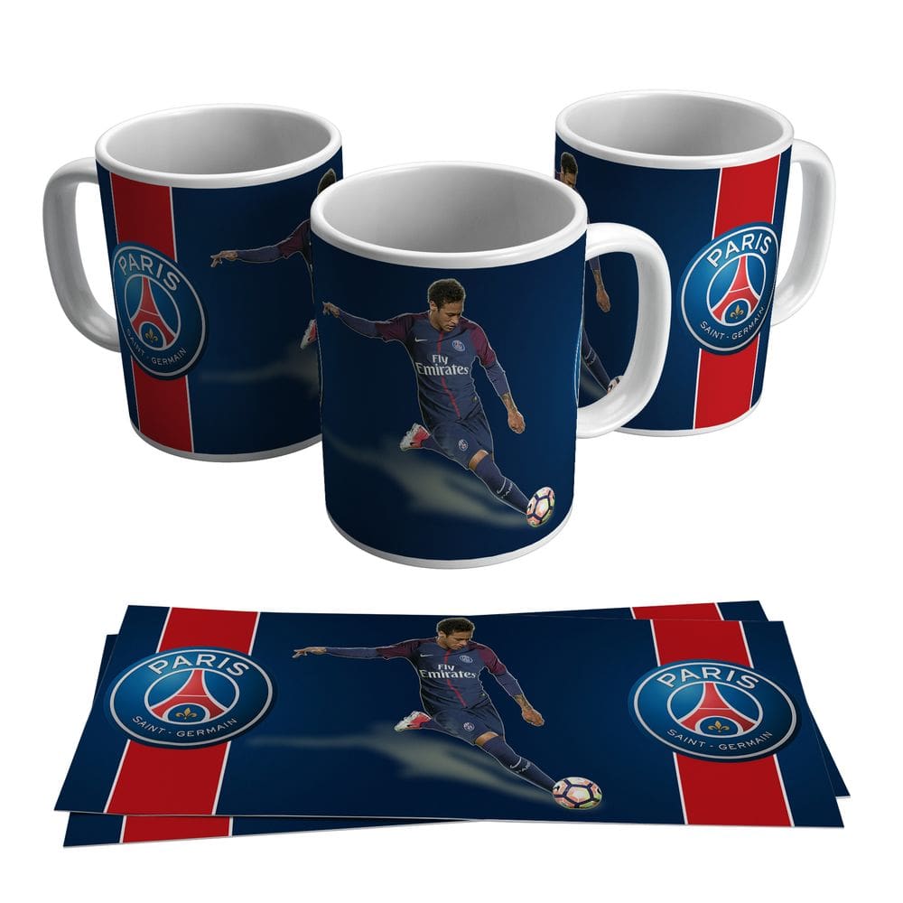 Caneca Psg Neymar Escudo Francês 325ml