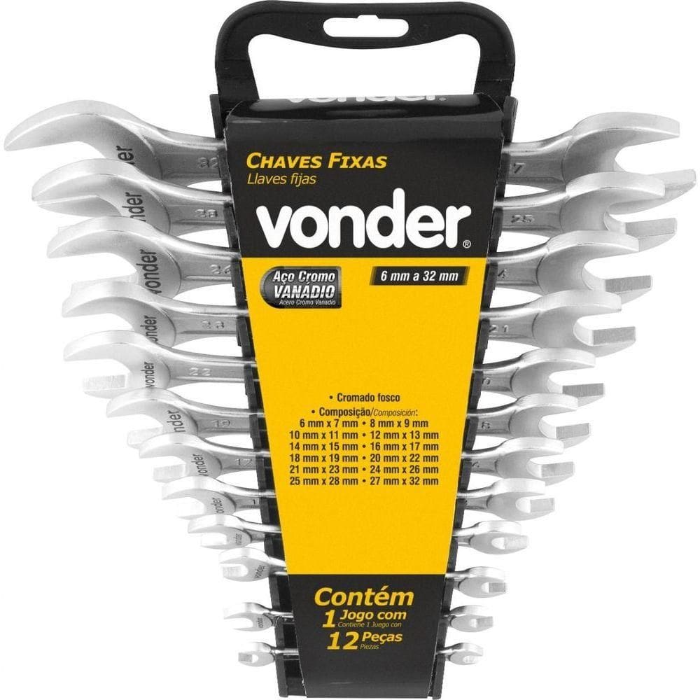 Jogo Chave Fixa 06a32mm Crv Vonder