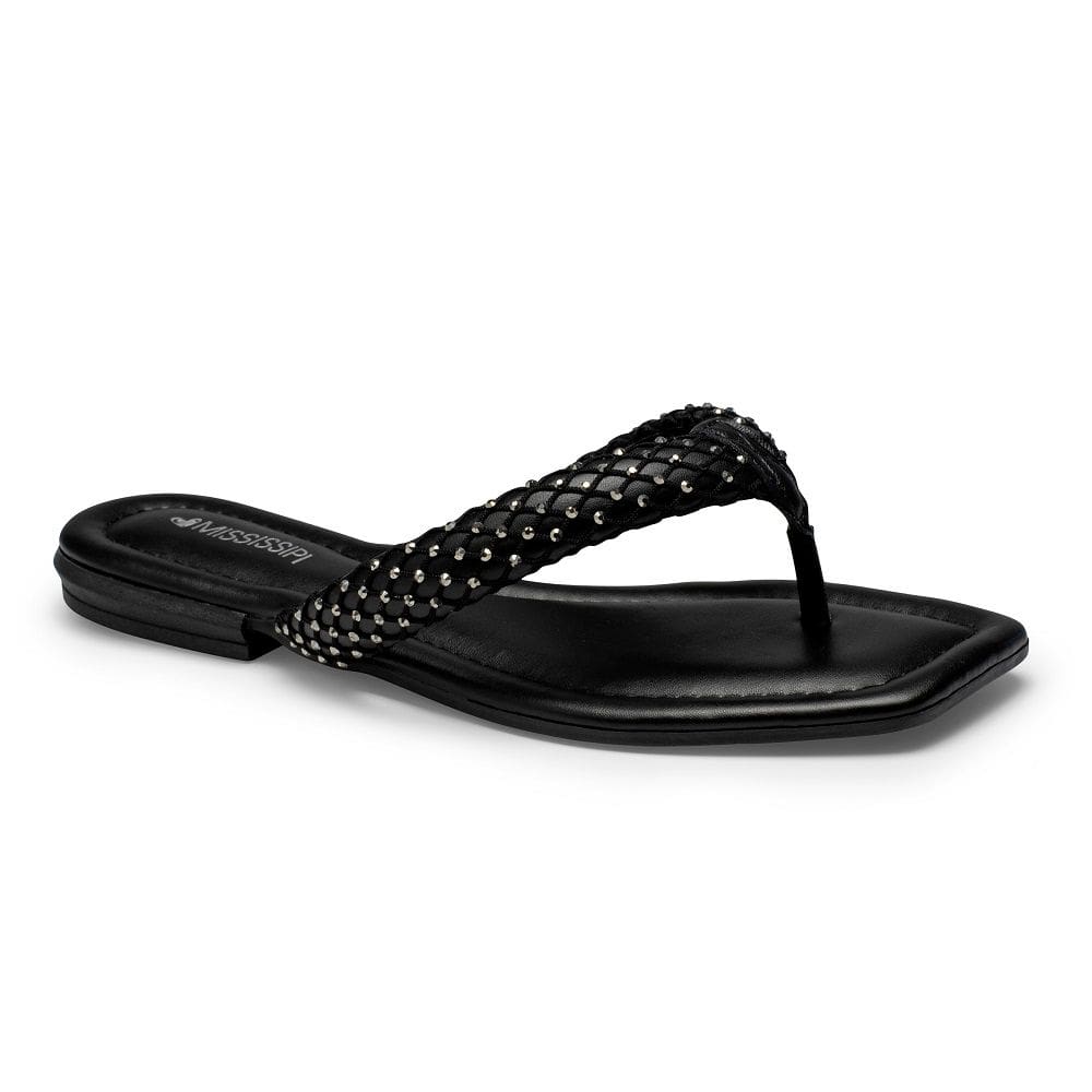 Rasteira Mississipi MF831 Feminina - Preta