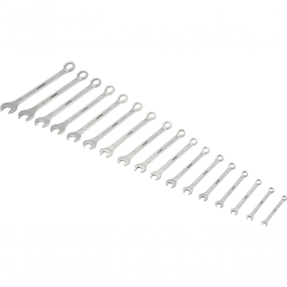 Chave Combinada Jg 6a22mm Combinada 17pcs Crv Vonder