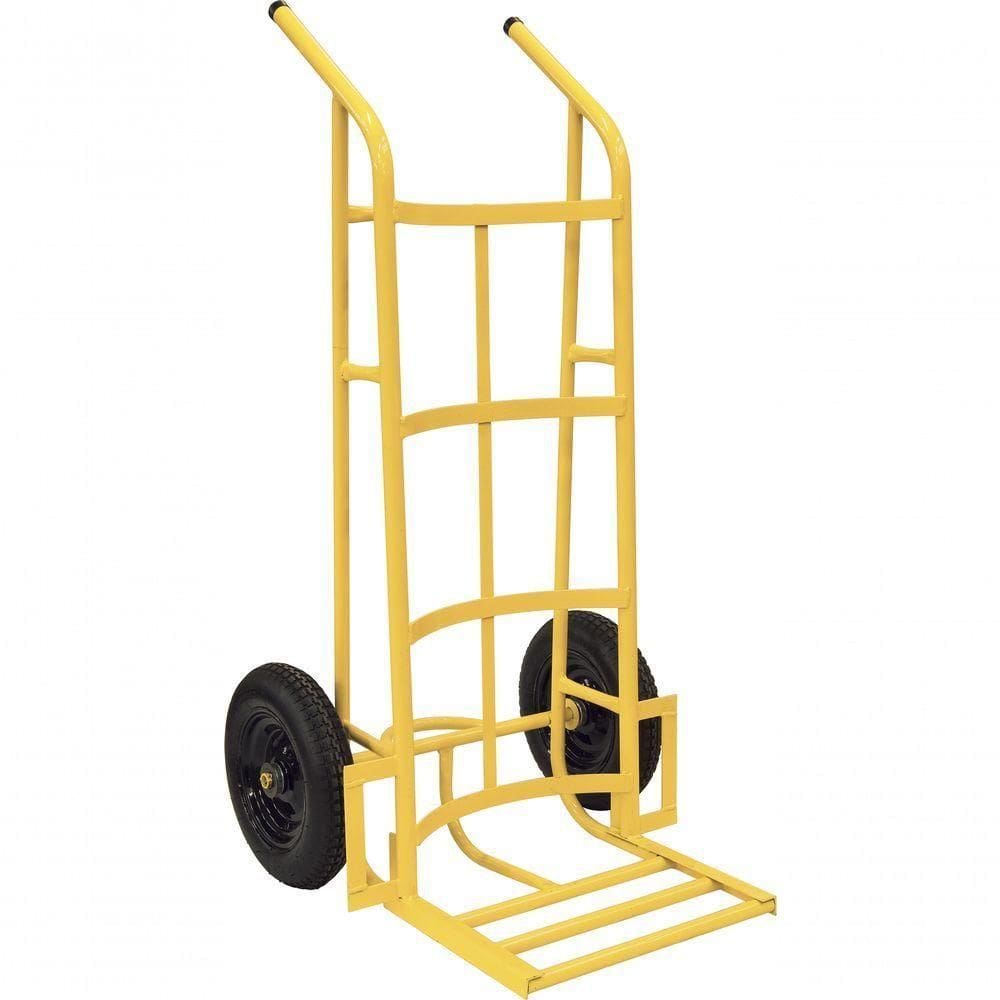 Carrinho Para Armazém 400kg Metálico Super Pesado Roda Pneu