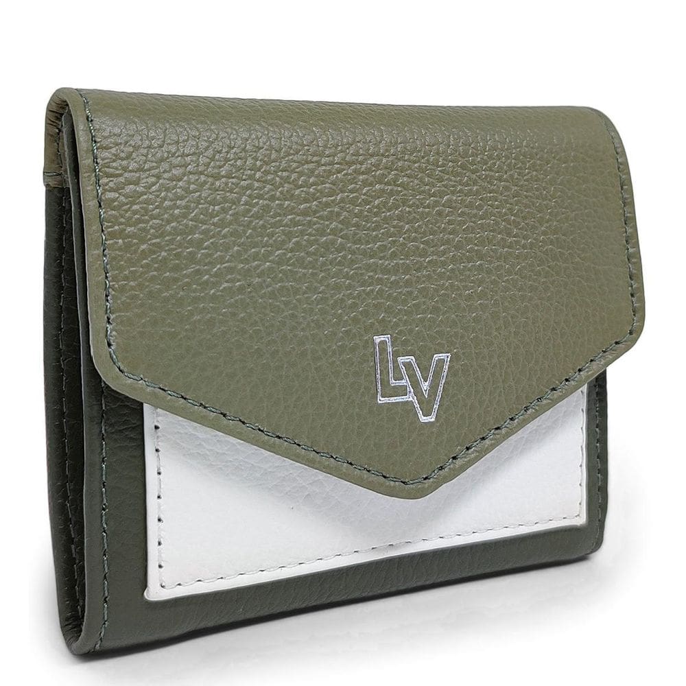 Carteira Feminina Pequena De Couro Le Voyage Cartões Moedas