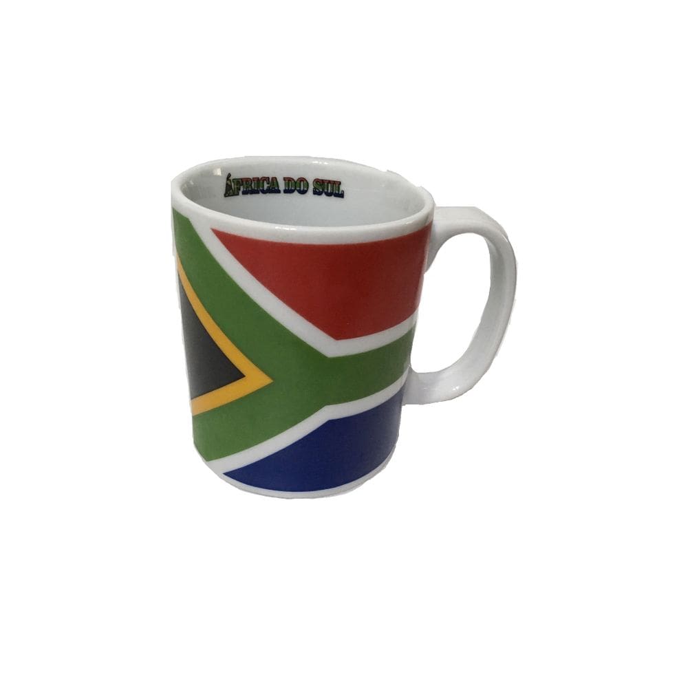Caneca da bandeira da África do Sul