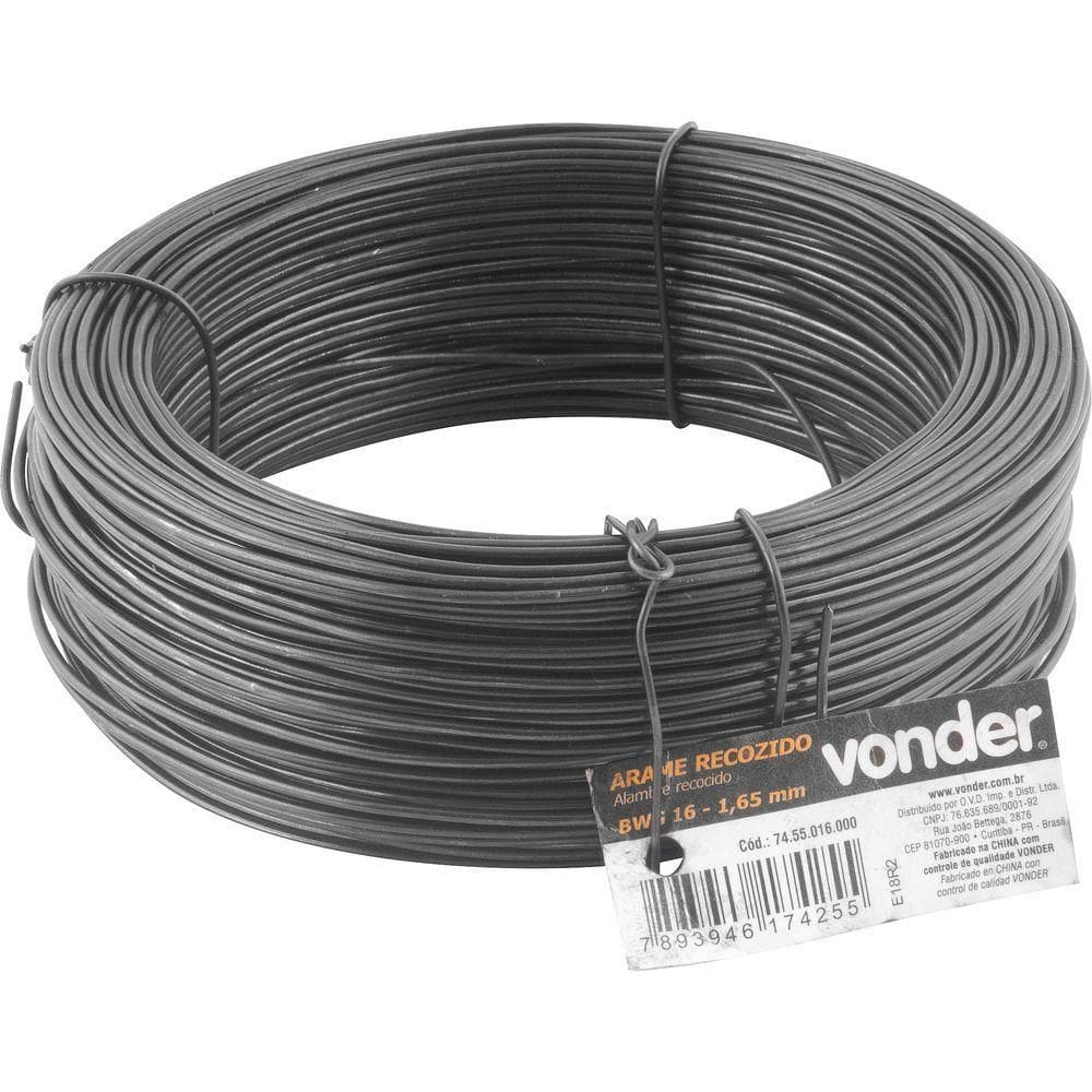 Arame Recozido BWG 16 Rolo Com 1 Kg Vonder