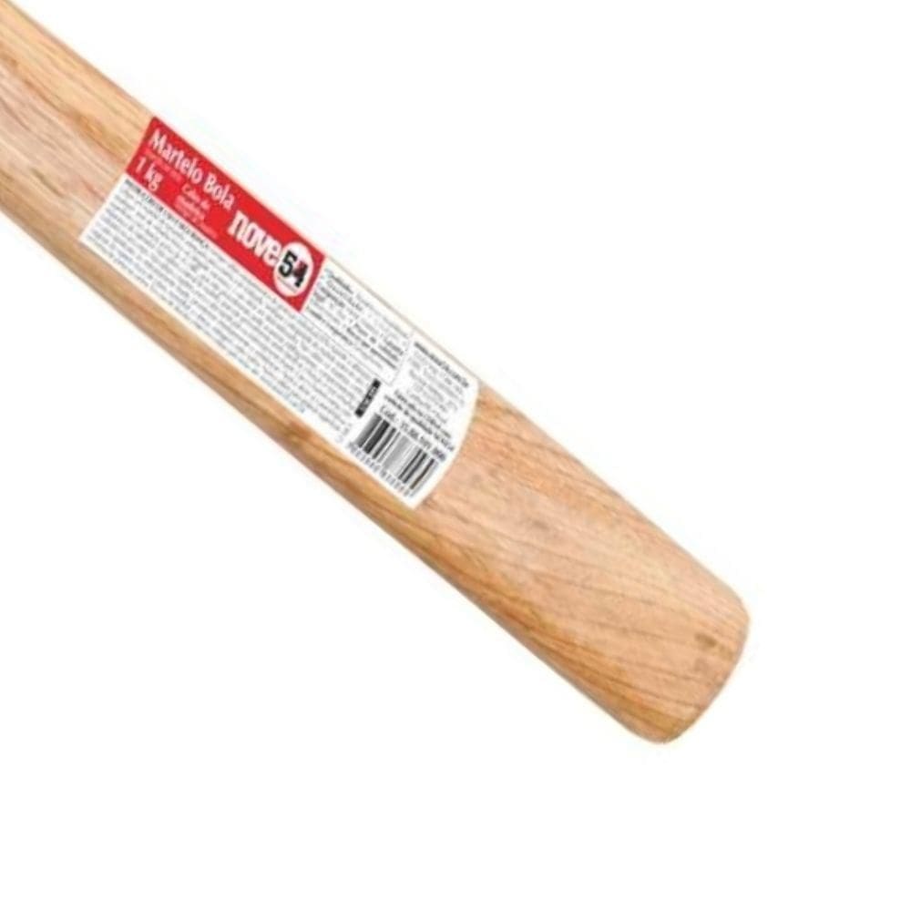 Martelo Bola 1,0kg Com Cabo Madeira Nove54