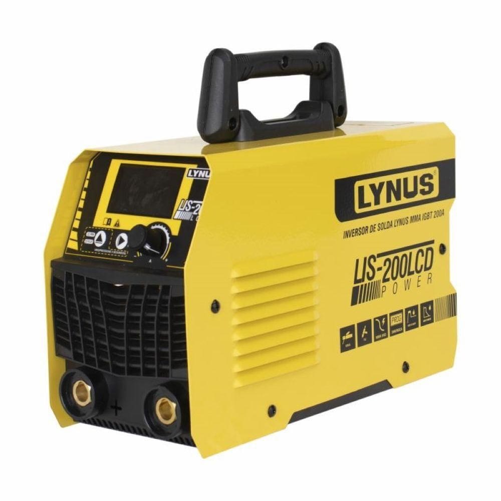 Máquina Inversora Solda 200a Mma Tig 127- Lis-200 Lynus 220V