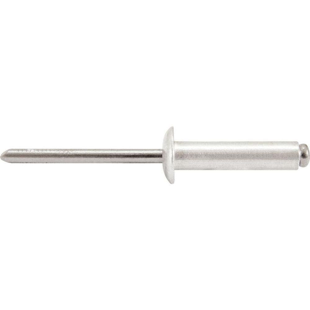 Rebite Repuxo De Alumínio 4,8x25,0mm Mandril Aço Com 50 Peça