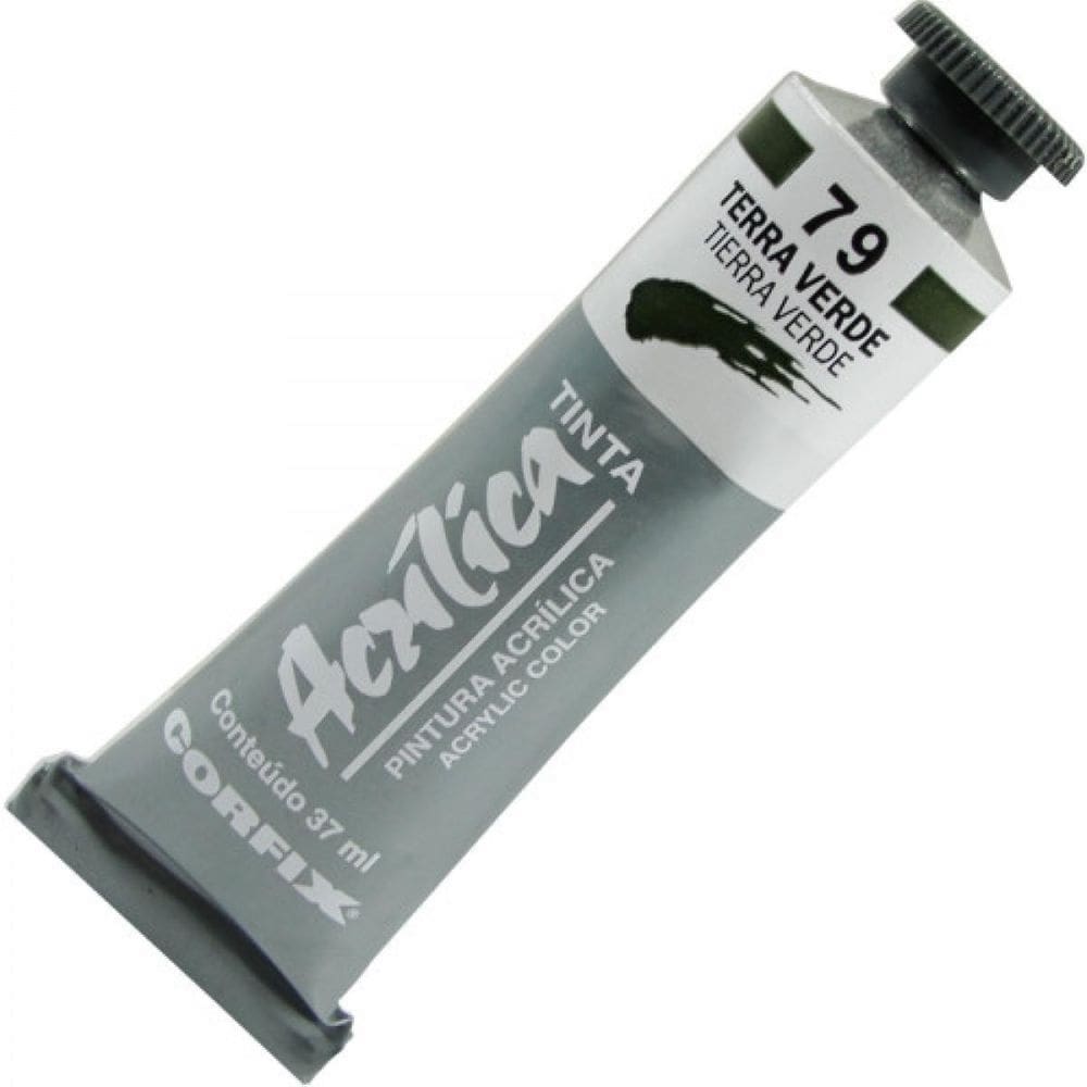 Tinta Acrílica Corfix 37Ml Terra Verde 079
