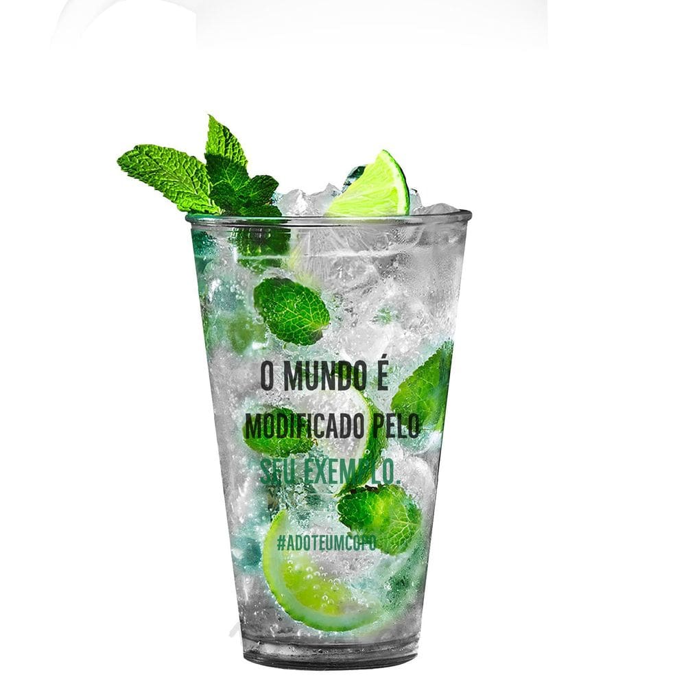 Kit 2 Copos Big Drink Exemplo Sustentável Krystalon