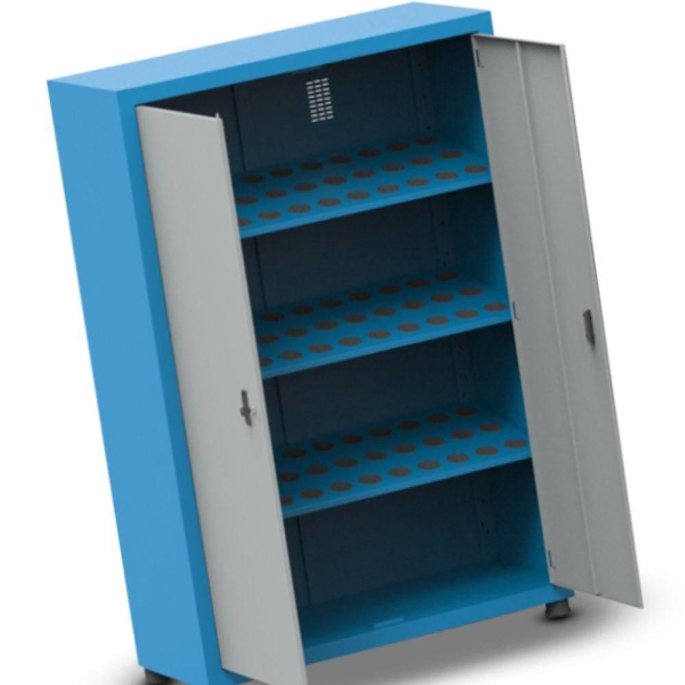 Armário Com 3 Prateleiras Porta Cone Iso40 Para 90 Pecas Arm052 Cmb