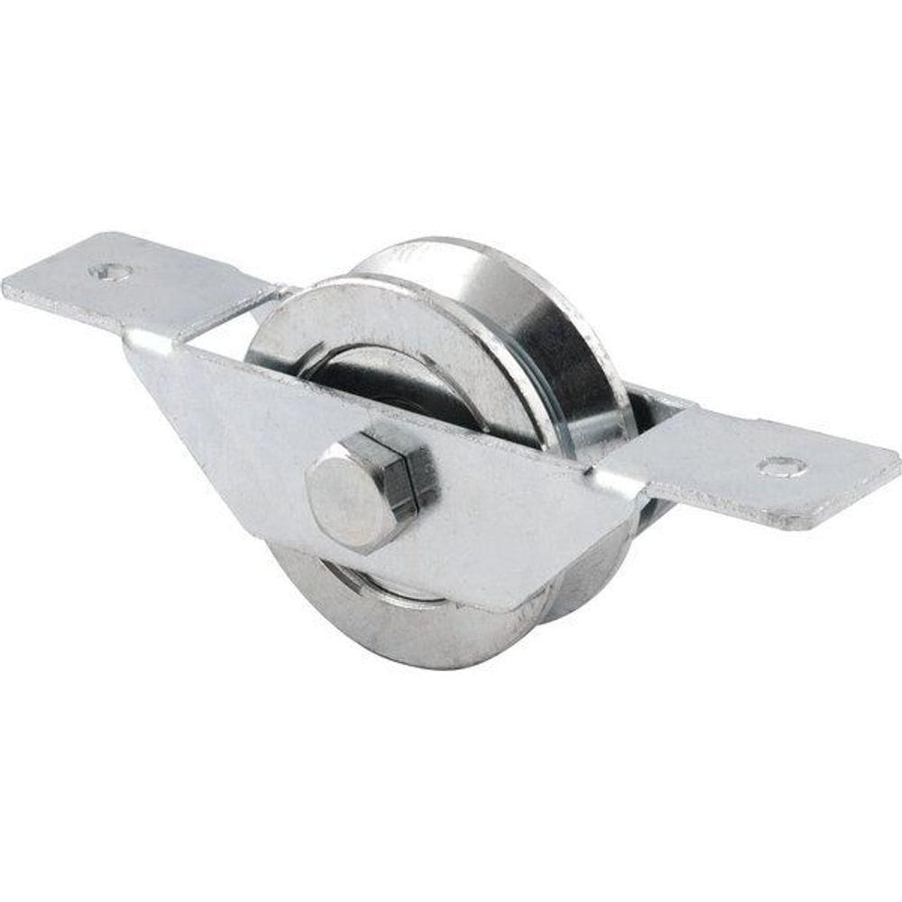 Roldana Portão 2 Tipo V Em Aço Zincado Caixa Aberta Vonder