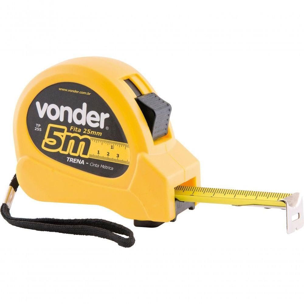 Trena Aço 5mx25mm Curta Vonder