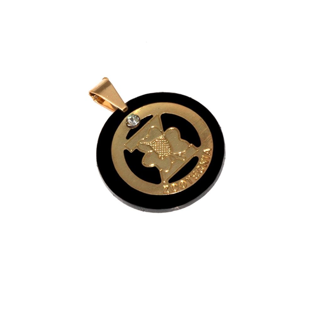 Pingente Curso Profissão Zootecnia Folheado Ouro 18k