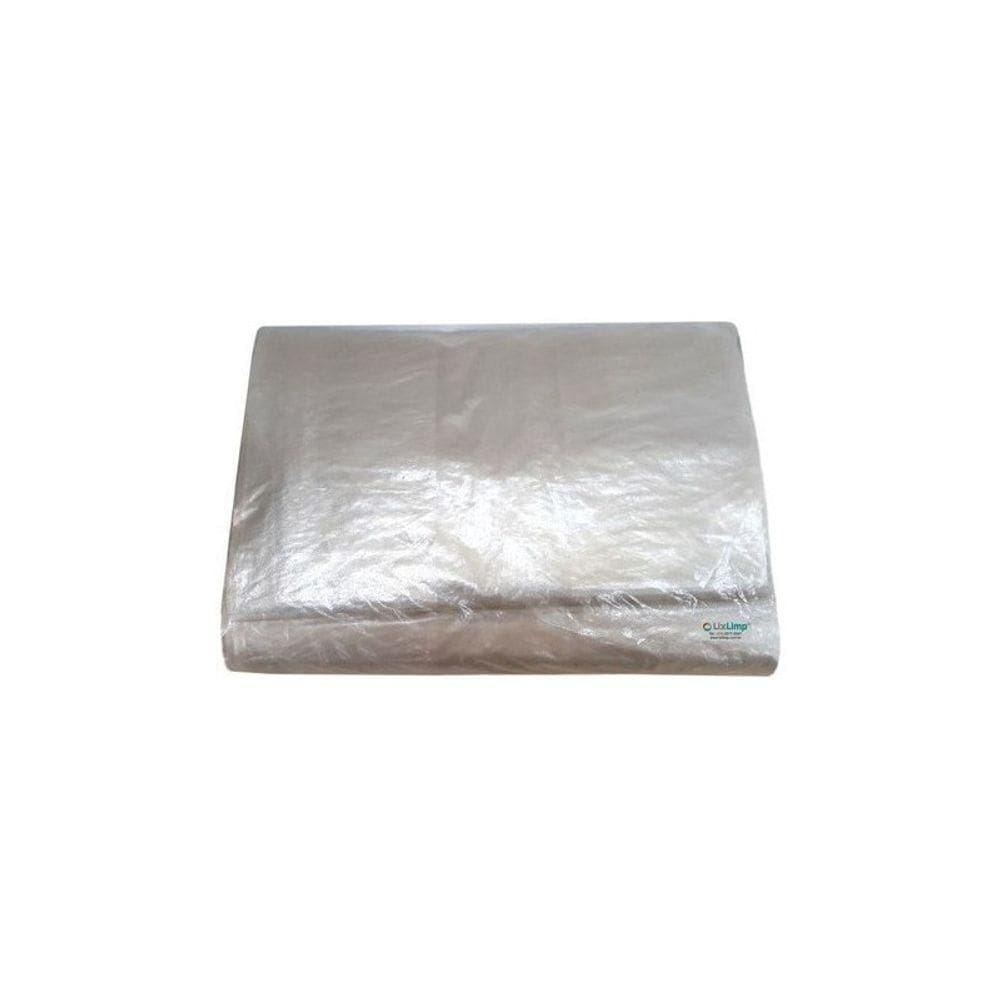 Sacos Para Lixo Transparente 200 Litros Normal (100 Un)