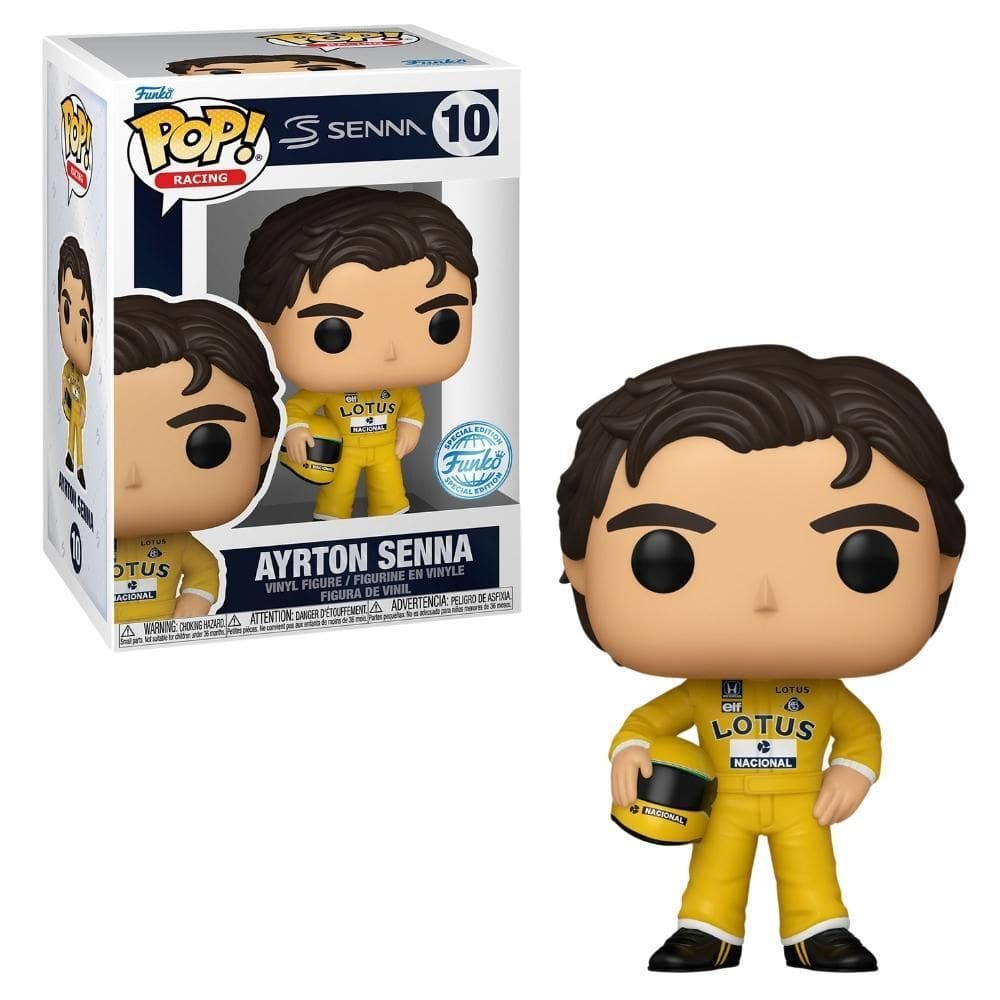 Boneco Funko Pop Racing Lotus - Ayrton Senna