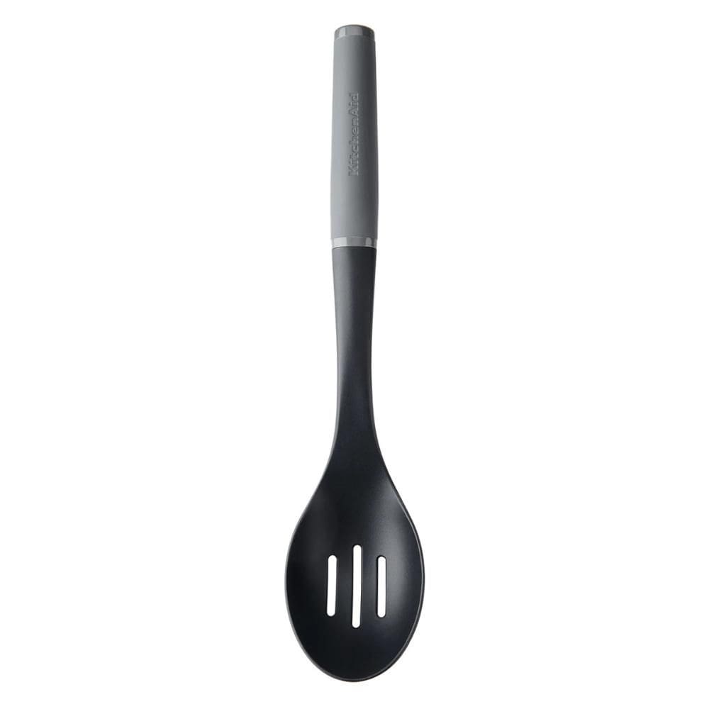 Colher de Servir Perfurada Nylon Cozinha Cinza KitchenAid
